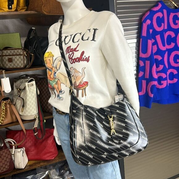 Gucci x Balenciaga Jackie 1961 Clip Black Hobo Bag NWT 636712 $3200 - Picture 16 of 16